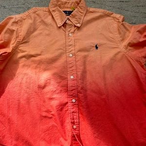 Polo by Ralph Lauren men’s pink & red Fade Button down shirt size XXL own /gift’